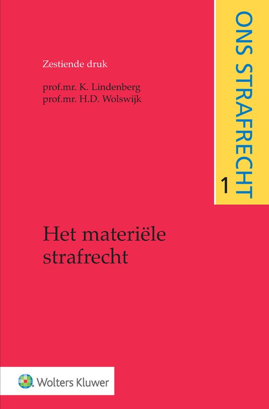 Het materiële strafrecht