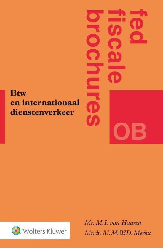 Fed fiscale brochures OB -   Btw en internationaal dienstenverkeer