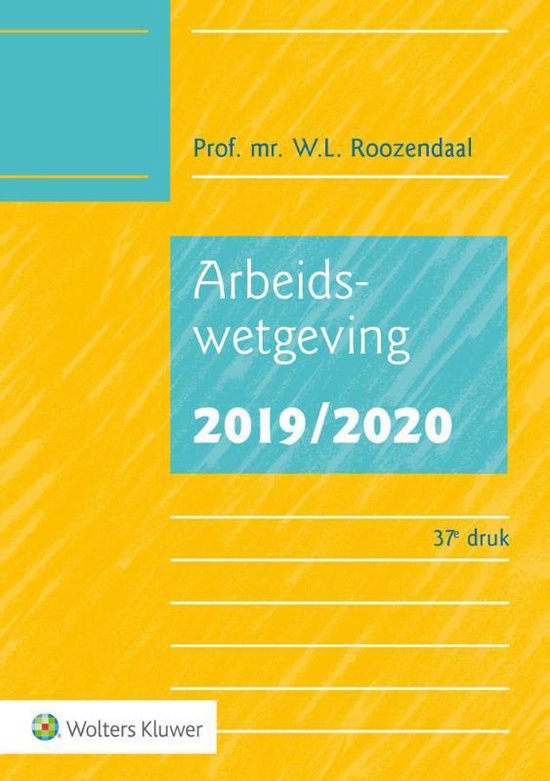 Arbeidswetgeving 2019/2020