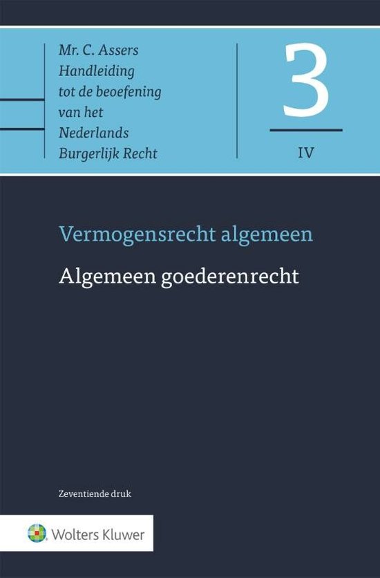 Asser-serie 3-IV - Algemeen goederenrecht