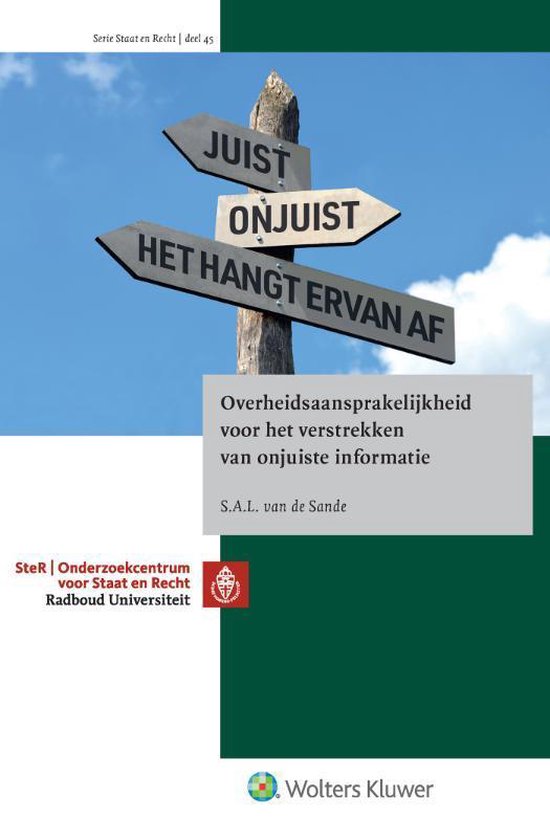 Overheidsaansprakelijkheid voor het verstrekken van onjuiste informatie