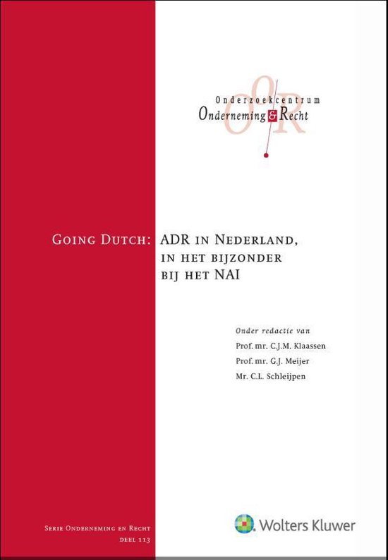 Onderneming en recht 113 -   Going Dutch