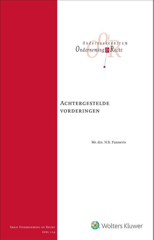 Achtergestelde vorderingen