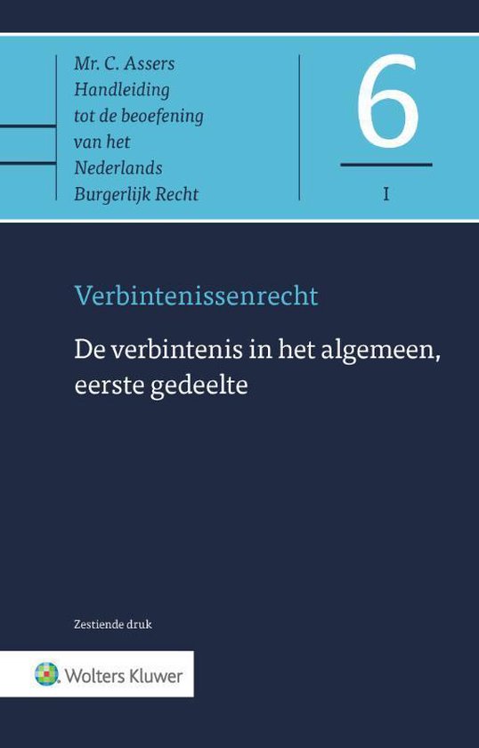 Asser-serie 6-I - De verbintenis in het algemeen, eerste gedeelte