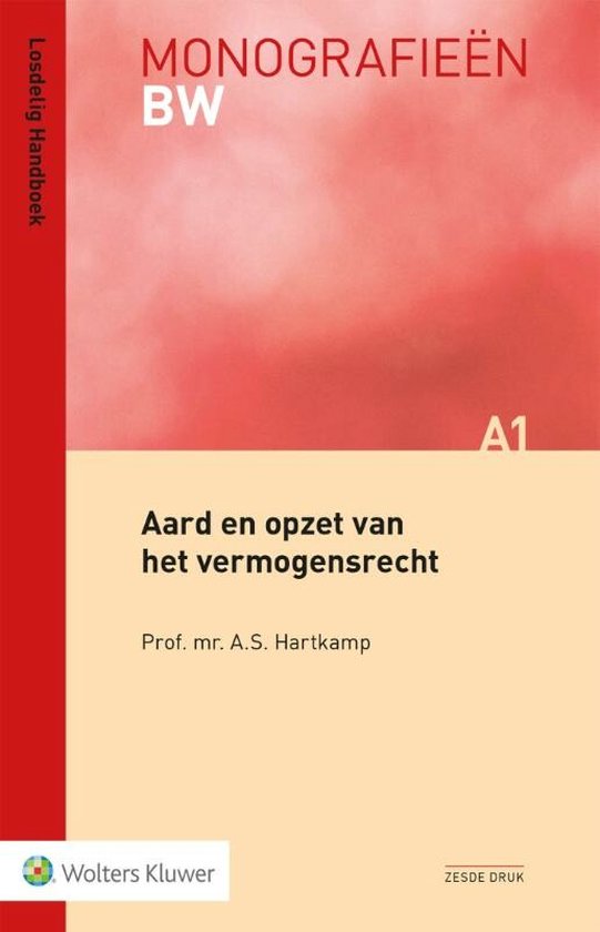 Monografieen BW A1 - Aard en opzet van het vermogensrecht