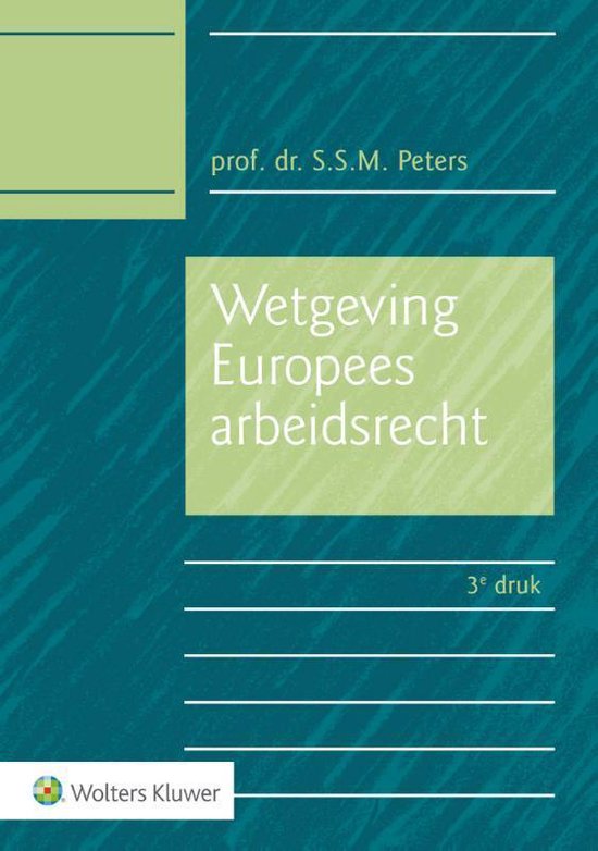 Wetgeving Europees arbeidsrecht