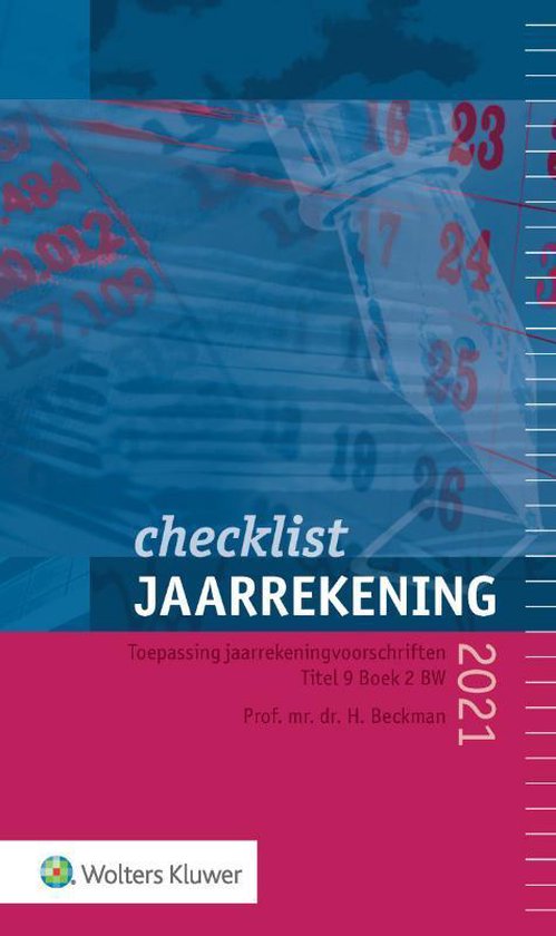 Checklist jaarrekening 2021