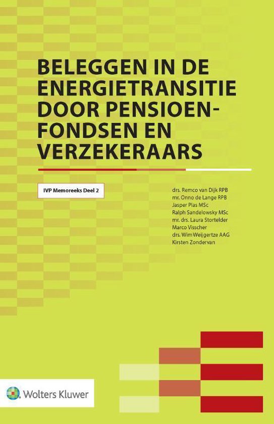 Beleggen in de energietransitie door pensioenfondsen en verzekeraars