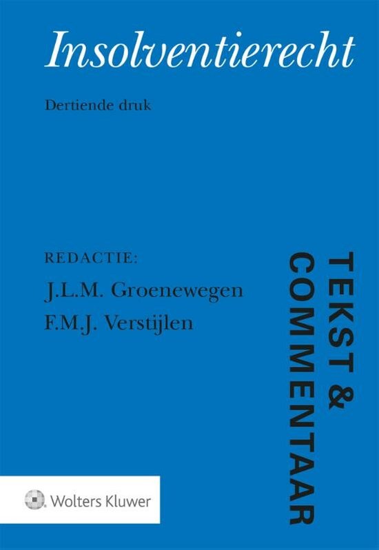 Tekst & Commentaar - Insolventierecht