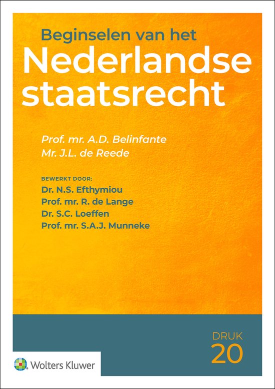 Beginselen van het Nederlandse staatsrecht