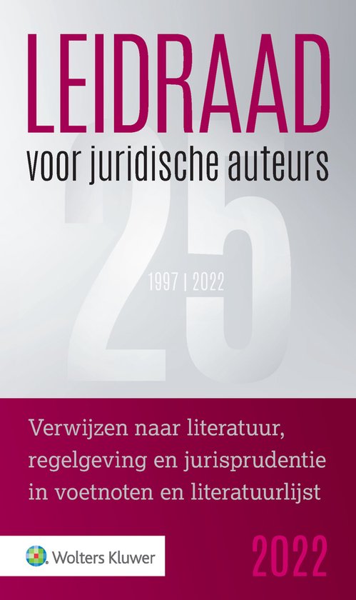 Leidraad voor juridische auteurs