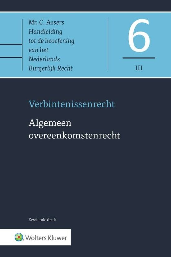 Asser 6-III Algemeen overeenkomstenrecht