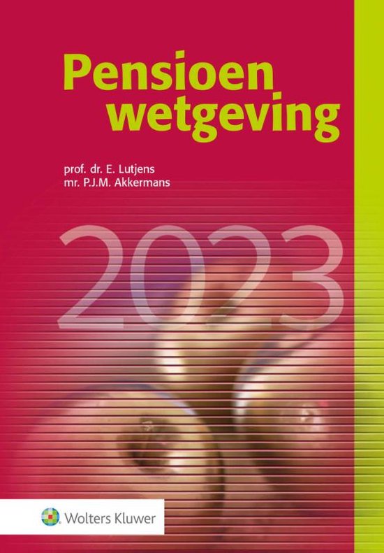 Pensioenwetgeving 2023