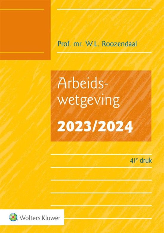 Arbeidswetgeving 2023/2024