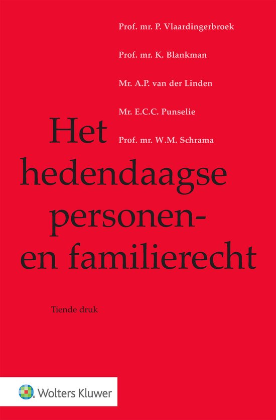 Het hedendaagse personen- en familierecht