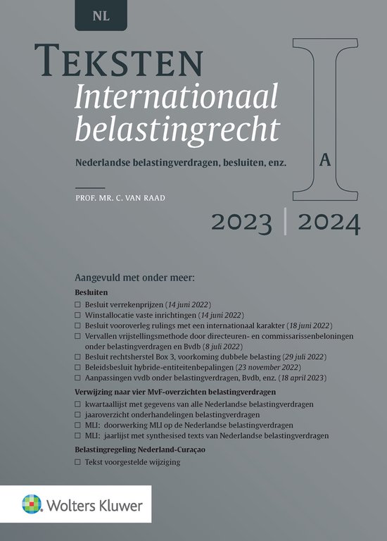 Teksten Internationaal belastingrecht 2023/2024