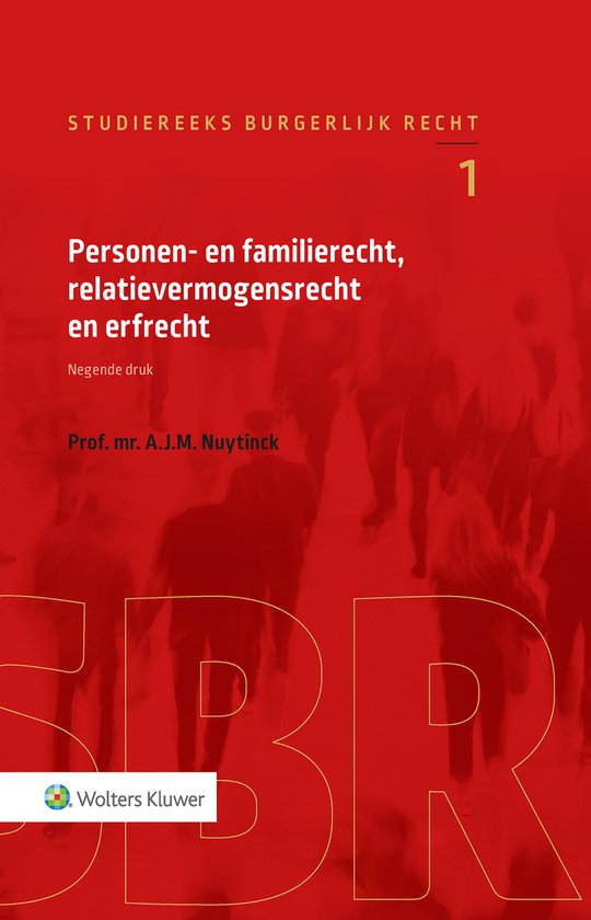 Studiereeks burgerlijk recht 1 - Personen- en familierecht, relatievermogensrecht en erfrecht