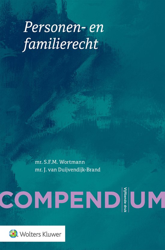 Compendium van het personen- en familierecht