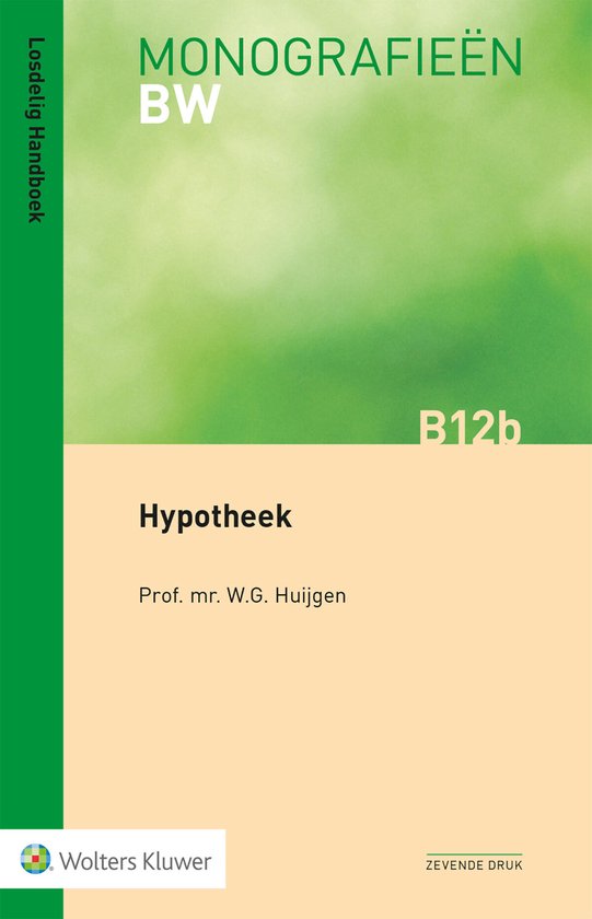 Monografieen BW B12b - Hypotheek