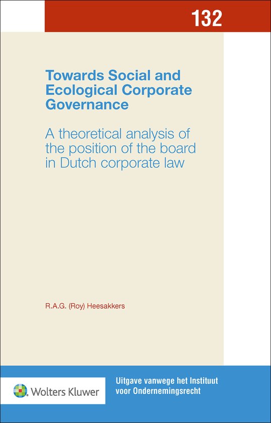 Towards Social and Ecological Corporate Governance