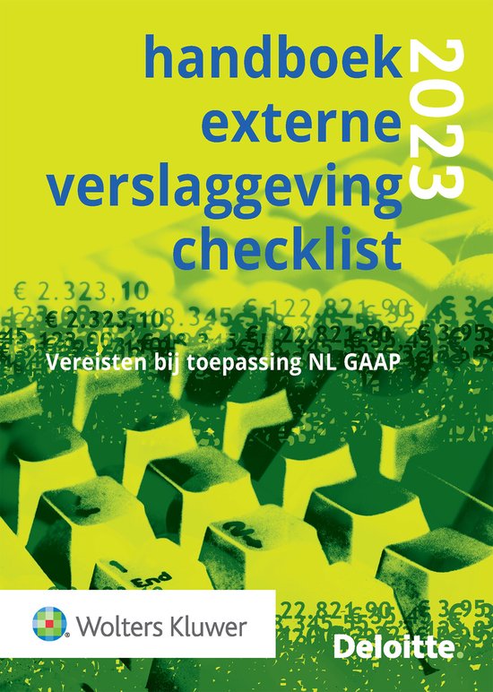 Handboek Externe Verslaggeving Checklist 2023