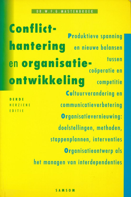 Conflicthantering en organisatie-ontwikkeling