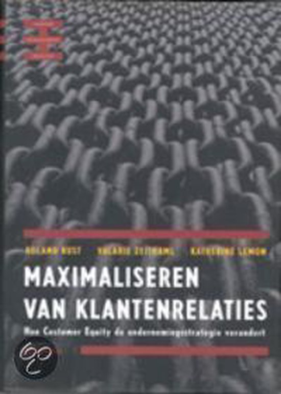 Maximaliseren van klantenrelaties.