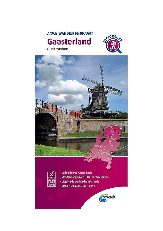 ANWB Wandelregiokaart - Gaasterland