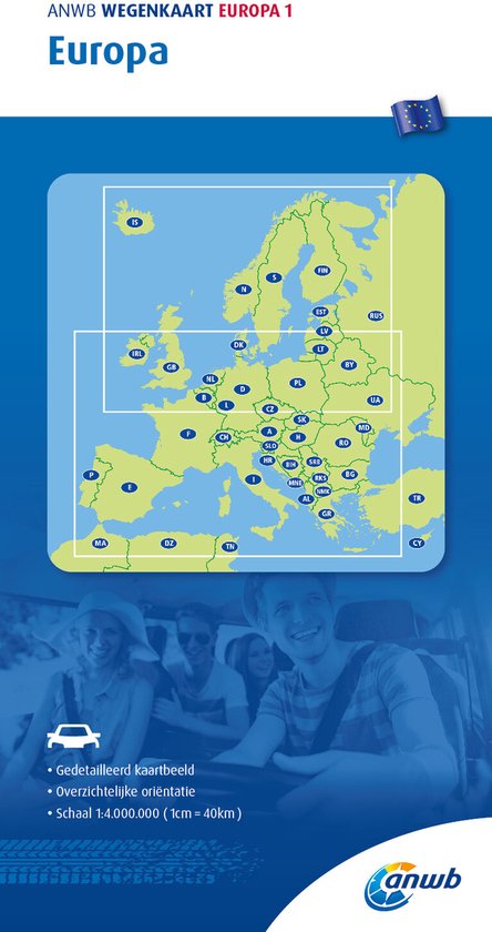 ANWB wegenkaart - ANWBWegenkaart Europa 1. Europa