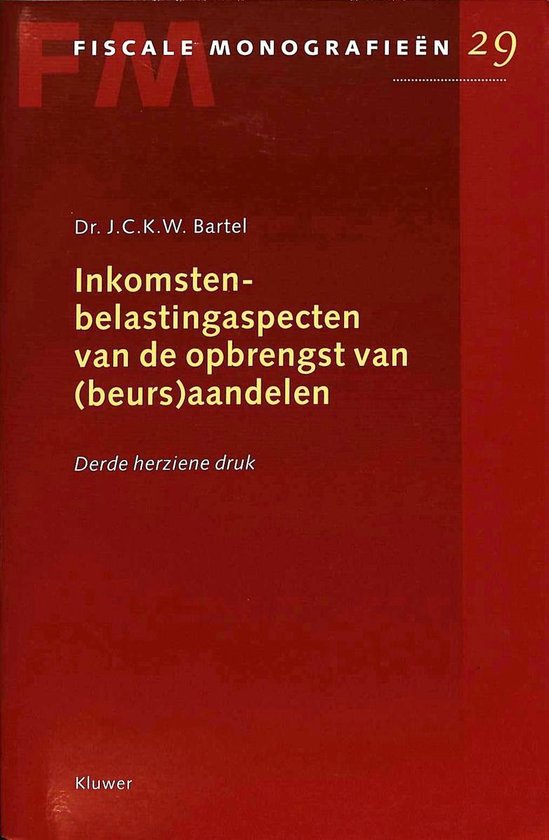 Inkomstenbelastingaspecten van de opbrengst van (beurs)aandelen