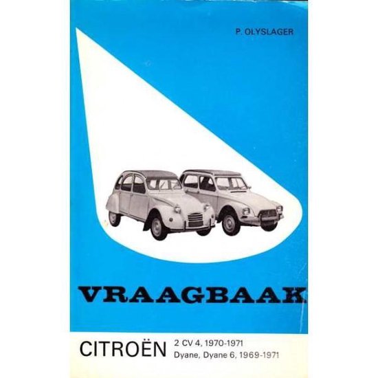 Vraagbaak Citroën 2 CV 4, 1970 - 1971