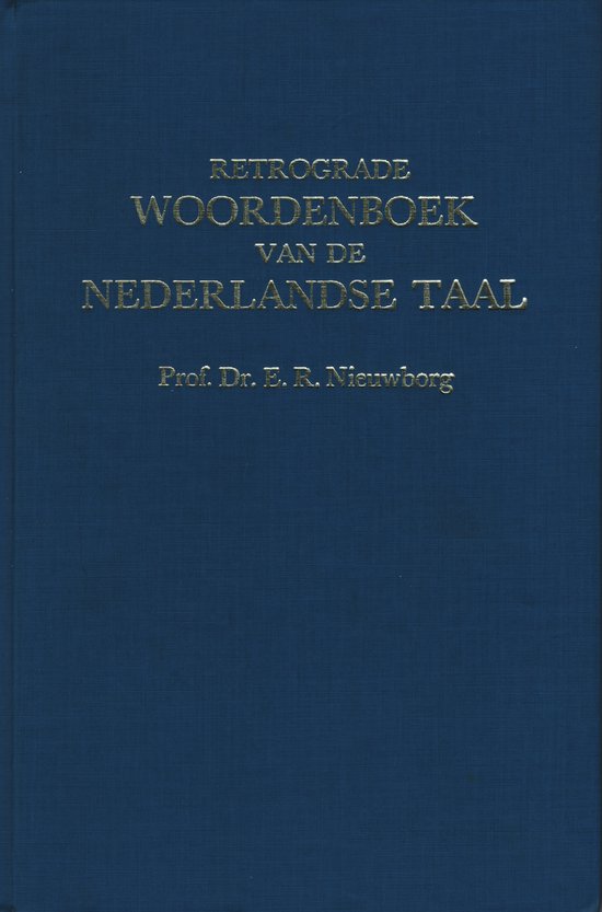 Retrograde woordenboek van de Nederlandse taal