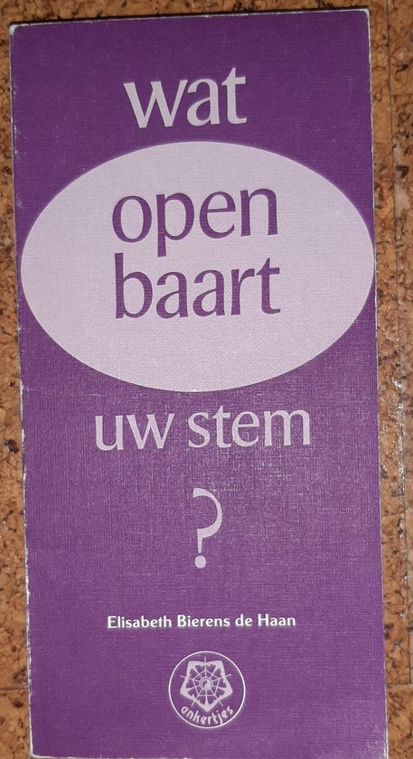 Wat Openbaart Uw Stem