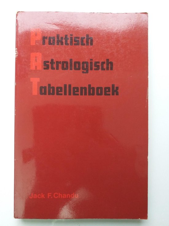 Praktisch astrologisch tabellenboek