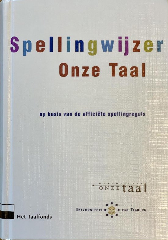 Spellingwijzer Onze Taal