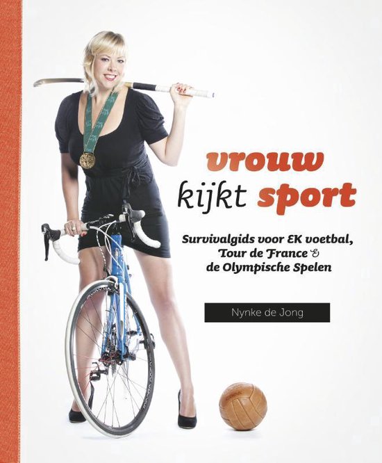 Vrouw kijkt sport