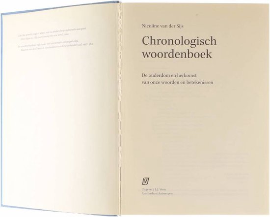 Chronologisch Woordenboek