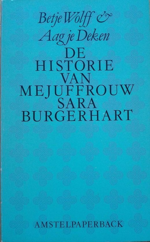 De historie van mejuffrouw Sara Burgerhart