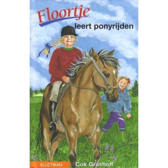 Floortje leert ponyrijden