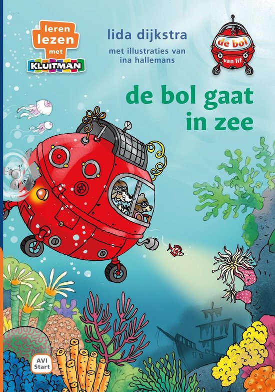 Leren lezen met Kluitman  -   De bol gaat in zee