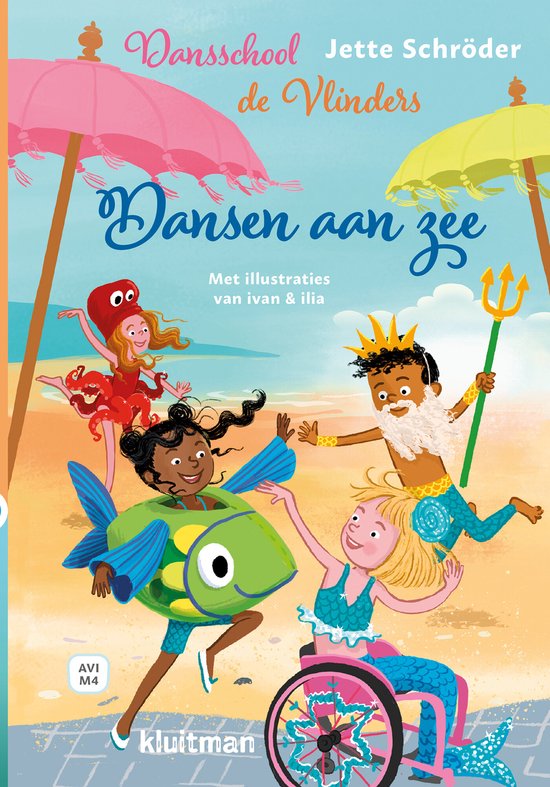 Lekker lezen met Kluitman - Dansschool de vlinders. Dansen aan zee