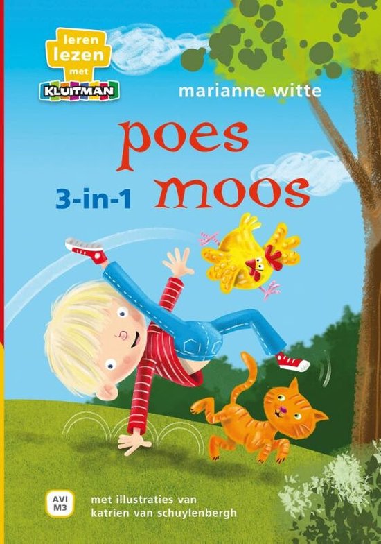 Leren lezen met Kluitman - poes moos 3-in-1