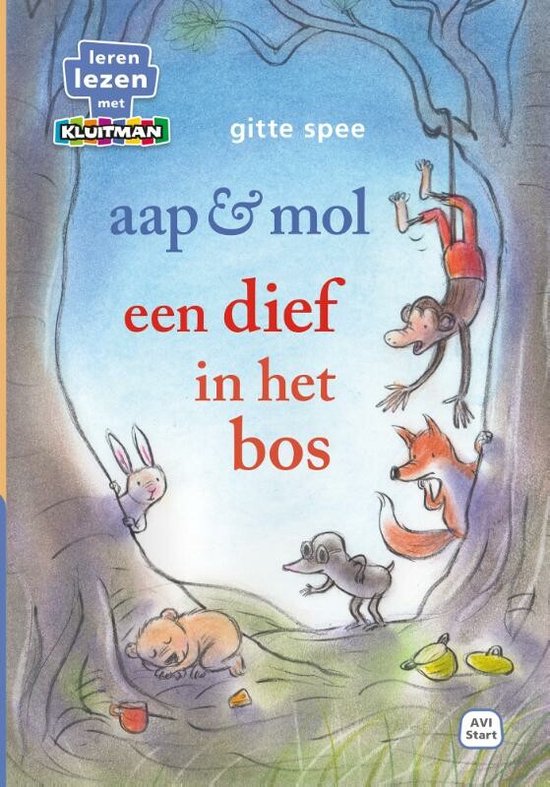 Leren lezen met Kluitman - aap & mol. een dief in het bos