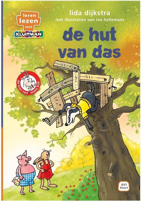 Leren lezen met Kluitman - De hut van das