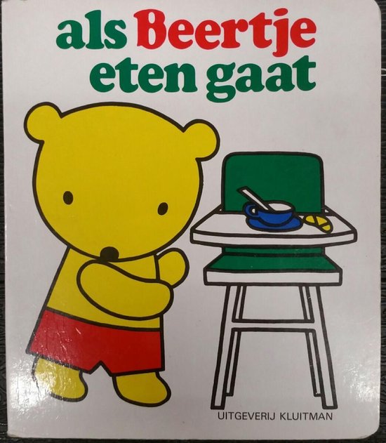 Beertje 9. als beertje eten gaat