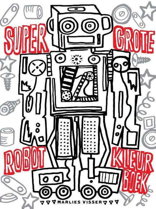 Super grote robot kleurboek