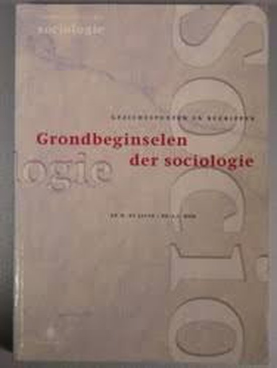 Grondbeginselen der sociologie