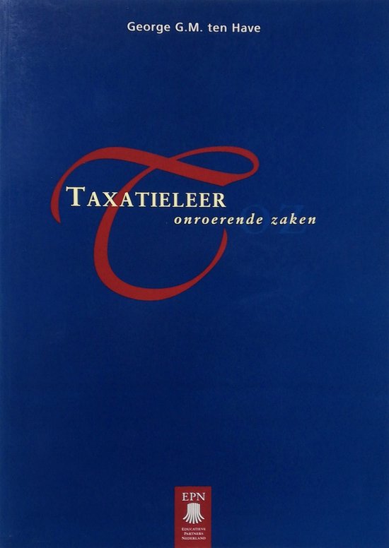 TAXATIELEER ONROERENDE ZAKEN DR 2