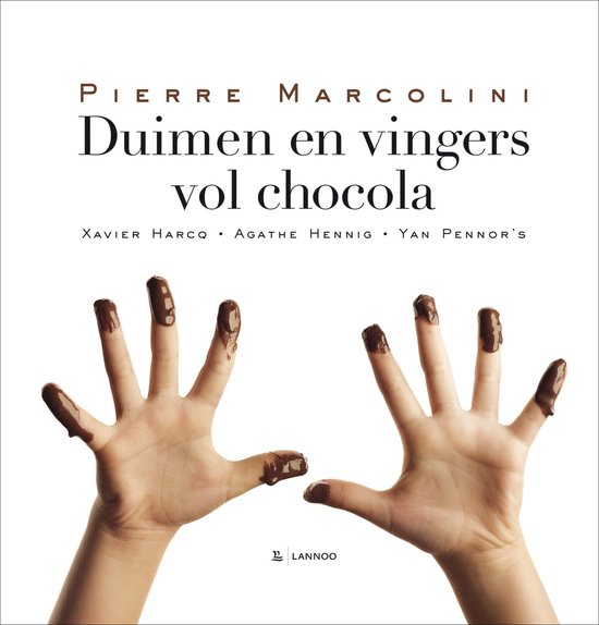 Duimen en vingers vol chocola