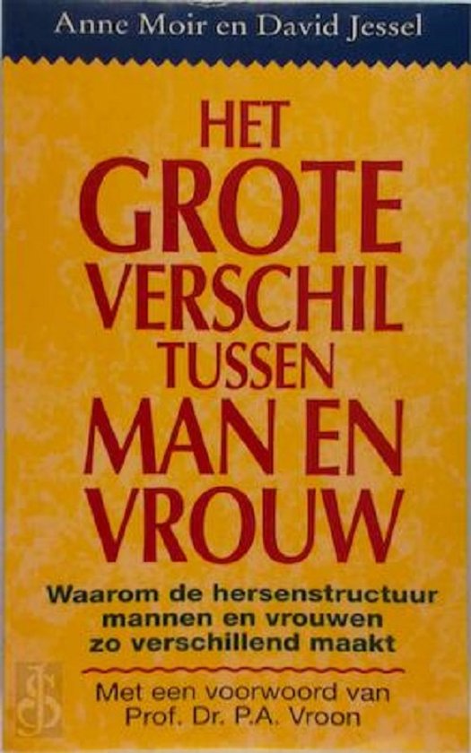 Grote verschil tussen man en vrouw